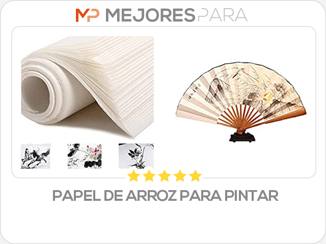 papel de arroz para pintar