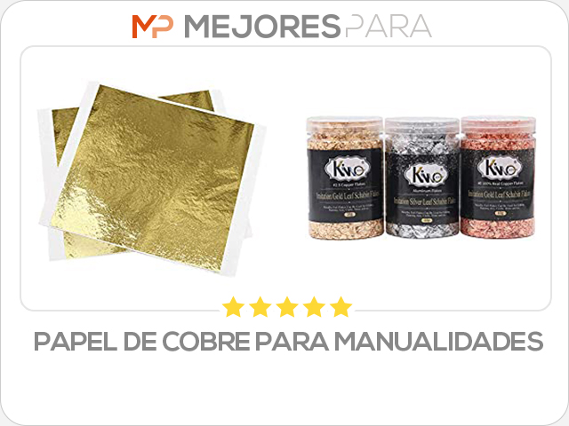 papel de cobre para manualidades