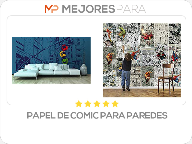 papel de comic para paredes