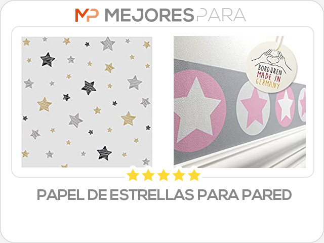 papel de estrellas para pared