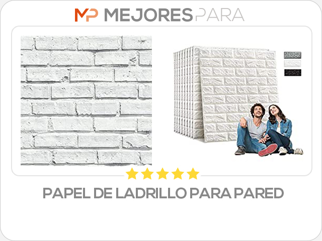 papel de ladrillo para pared