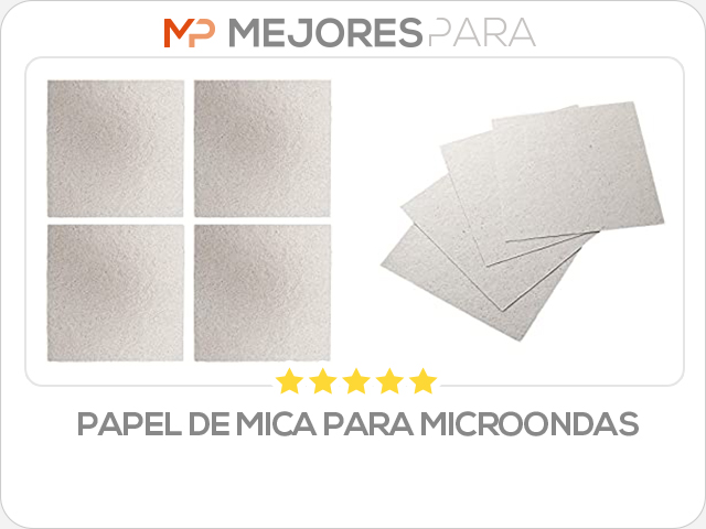 papel de mica para microondas