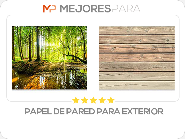 papel de pared para exterior