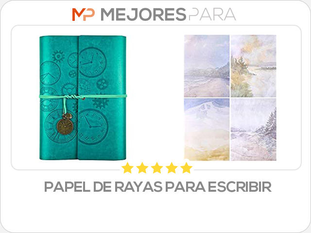 papel de rayas para escribir