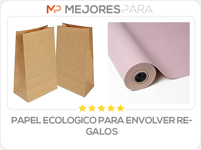 papel ecologico para envolver regalos