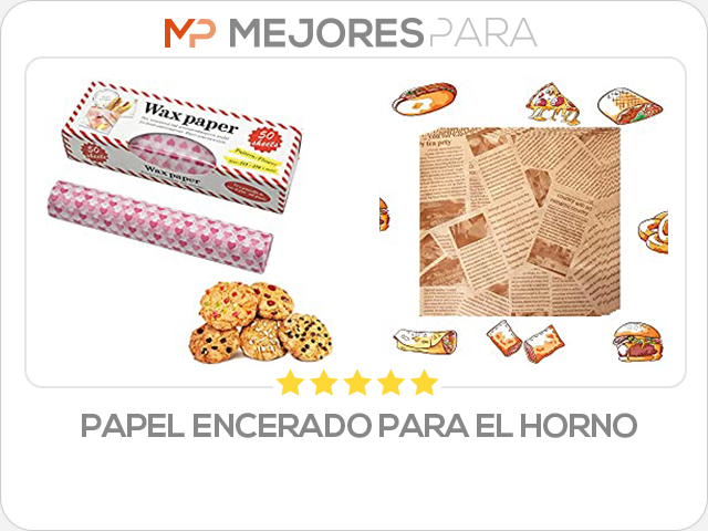 papel encerado para el horno