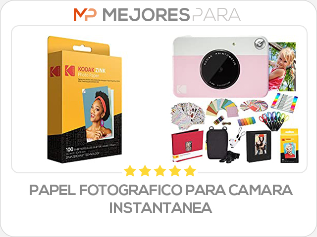 papel fotografico para camara instantanea