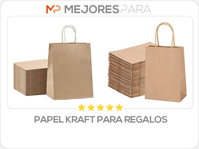 papel kraft para regalos