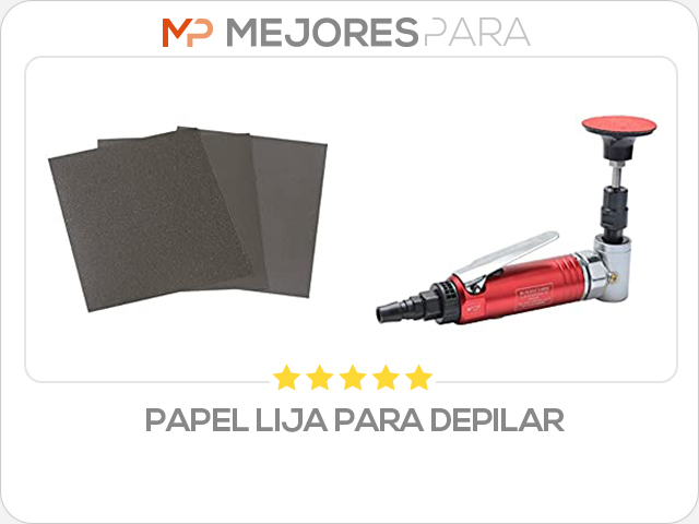 papel lija para depilar