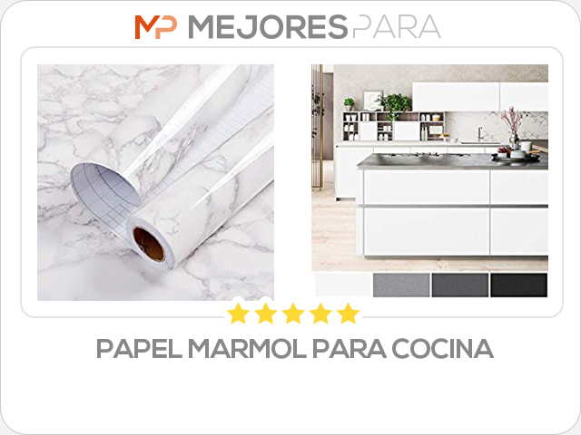 papel marmol para cocina