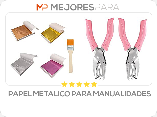 papel metalico para manualidades