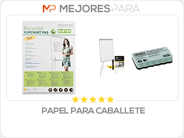 papel para caballete