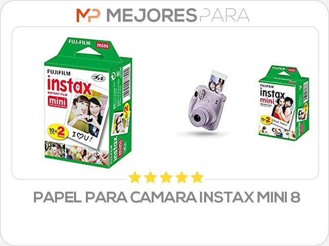 papel para camara instax mini 8