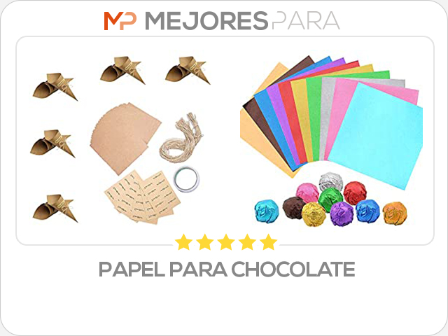 papel para chocolate