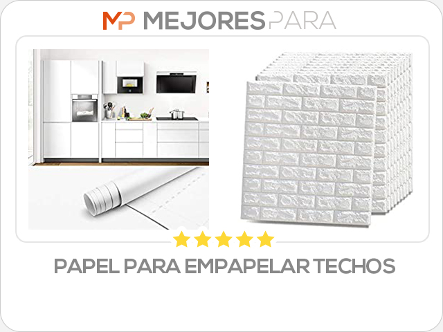 papel para empapelar techos