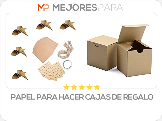 papel para hacer cajas de regalo