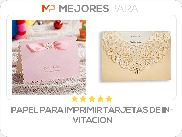 papel para imprimir tarjetas de invitacion