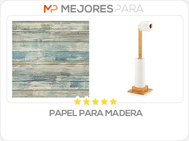 papel para madera