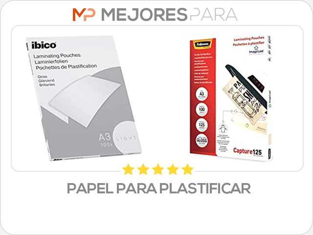 papel para plastificar