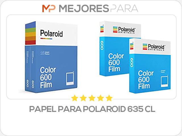 papel para polaroid 635 cl