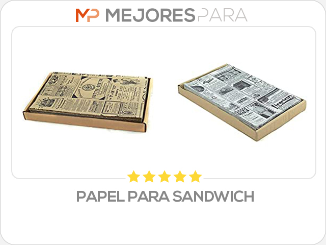 papel para sandwich