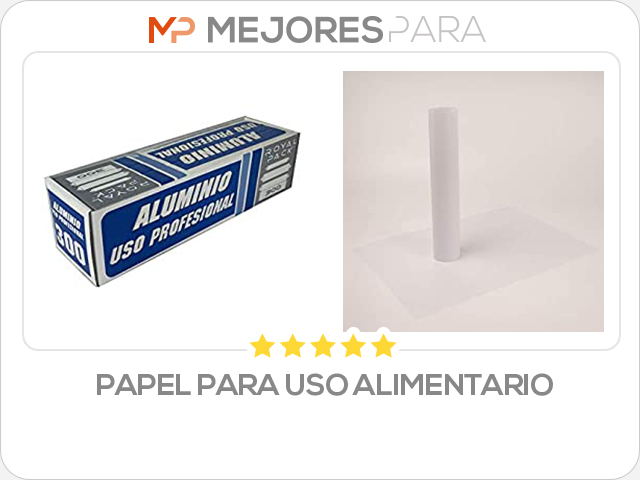 papel para uso alimentario