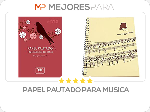 papel pautado para musica