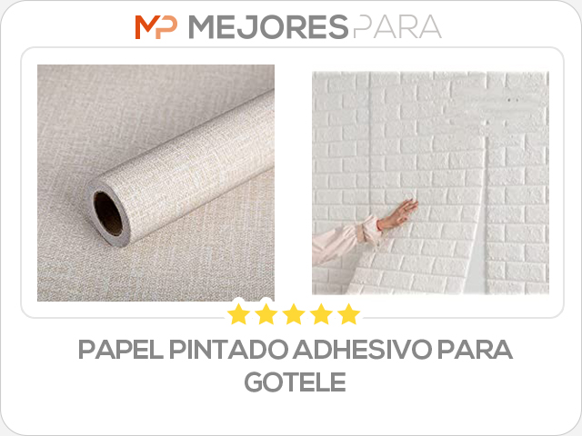 papel pintado adhesivo para gotele