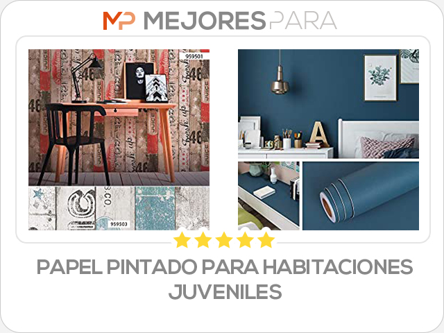 papel pintado para habitaciones juveniles