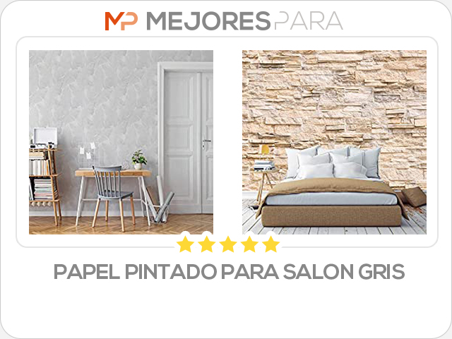 papel pintado para salon gris