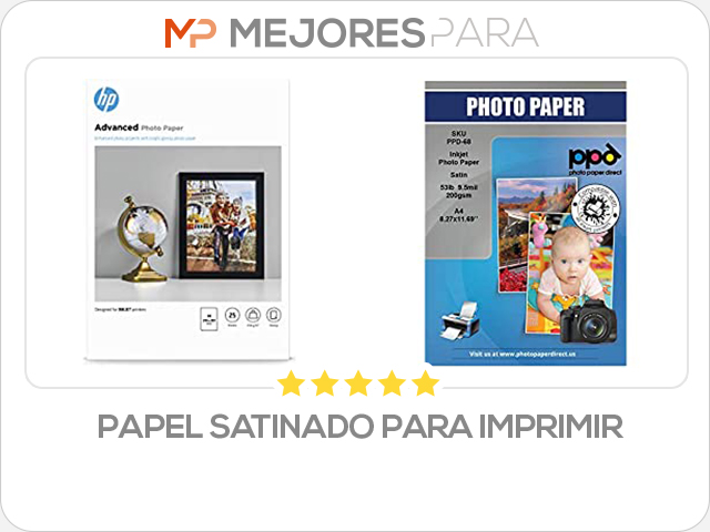 papel satinado para imprimir