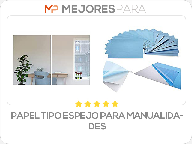 papel tipo espejo para manualidades