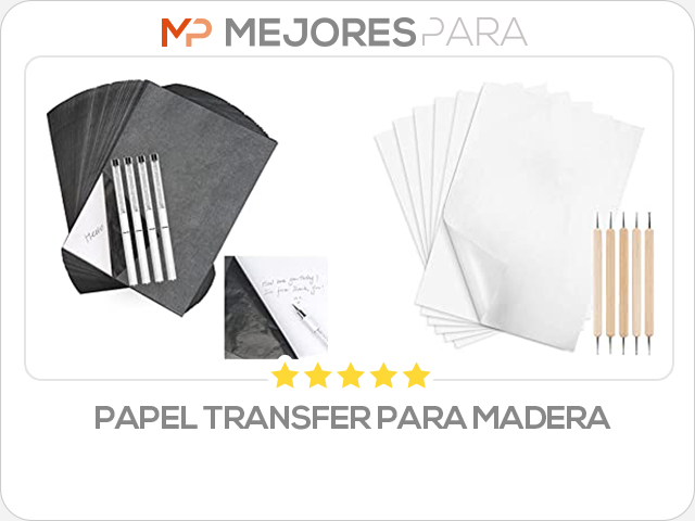 papel transfer para madera