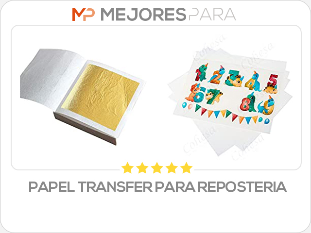 papel transfer para reposteria