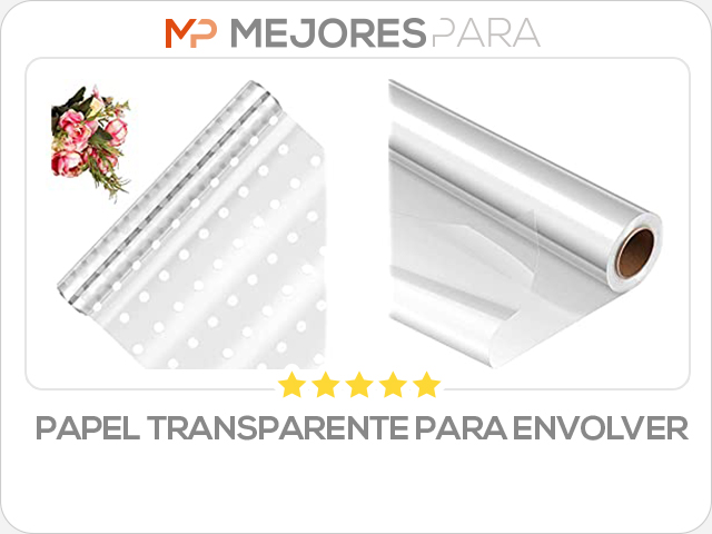 papel transparente para envolver