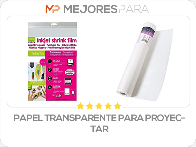 papel transparente para proyectar