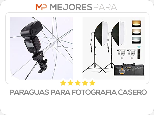 paraguas para fotografia casero