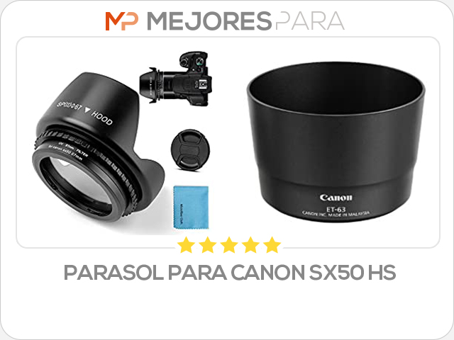 parasol para canon sx50 hs