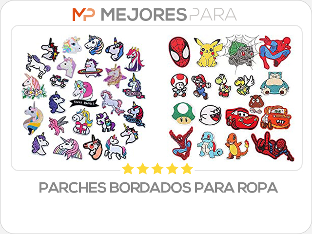 parches bordados para ropa