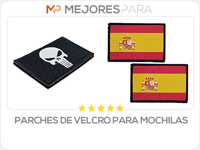 parches de velcro para mochilas