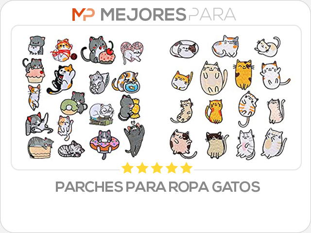 parches para ropa gatos