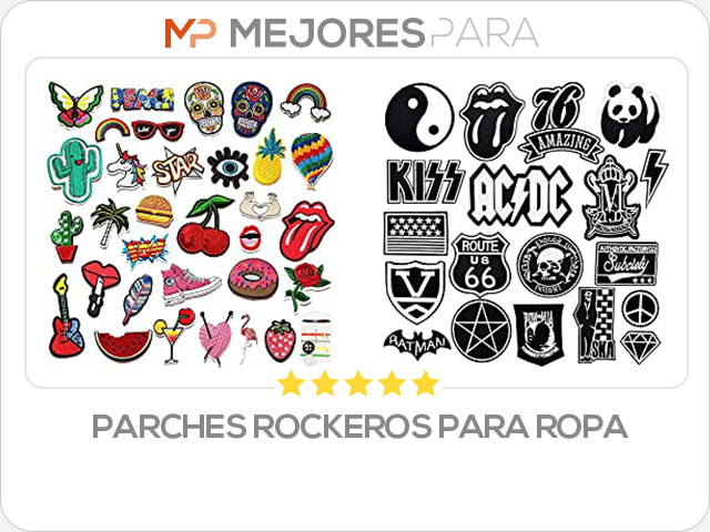 parches rockeros para ropa