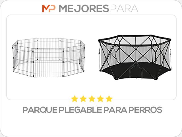 parque plegable para perros