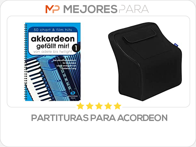 partituras para acordeon