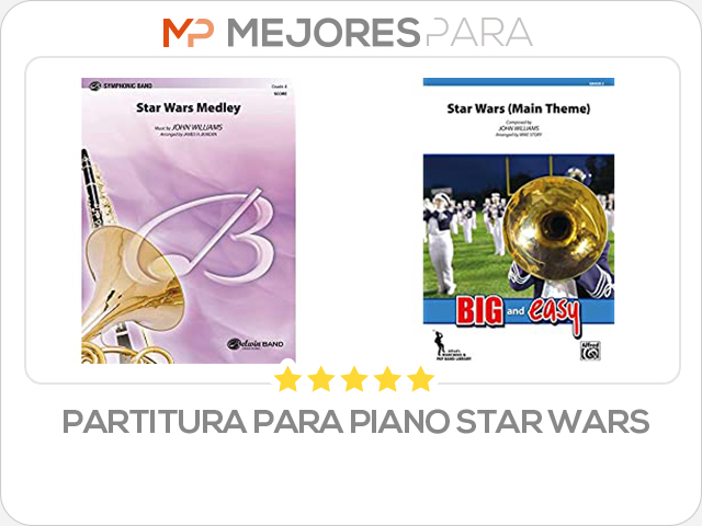 partitura para piano star wars