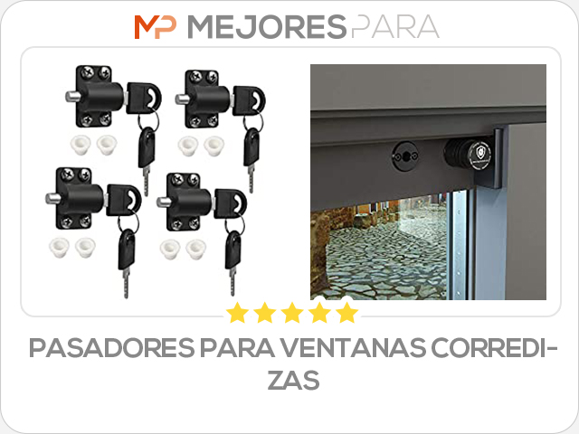 pasadores para ventanas corredizas