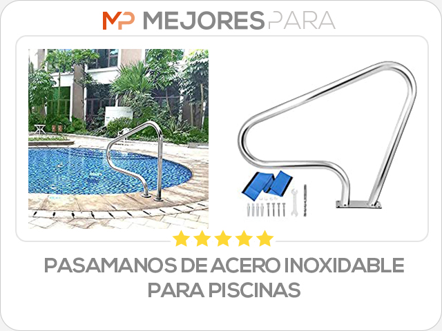 pasamanos de acero inoxidable para piscinas