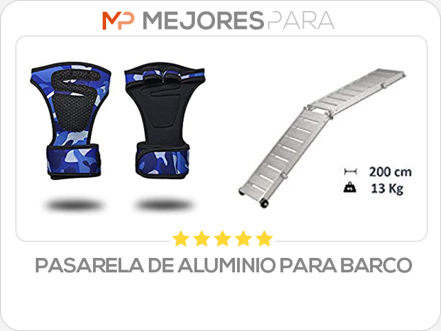 pasarela de aluminio para barco