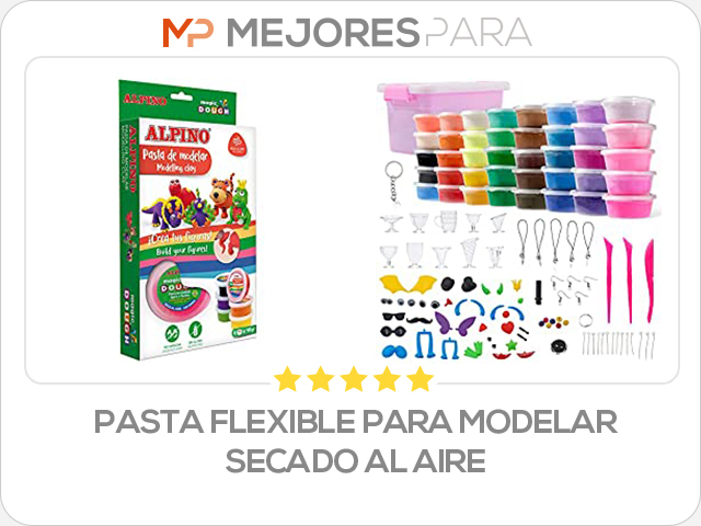 pasta flexible para modelar secado al aire