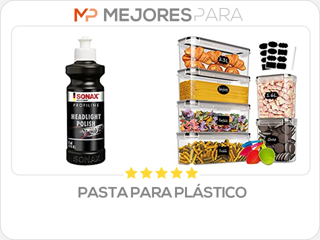 pasta para plástico